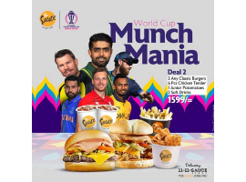 The Sauce Burger Cafe World Cup Deal 2 For Rs.1599/-image-1549